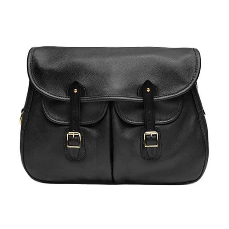 [Brady] Ariel Trout Leather Large Bag Black