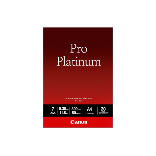 [CANON] Pro Platinum 광택지 PT-101, A4, 20매