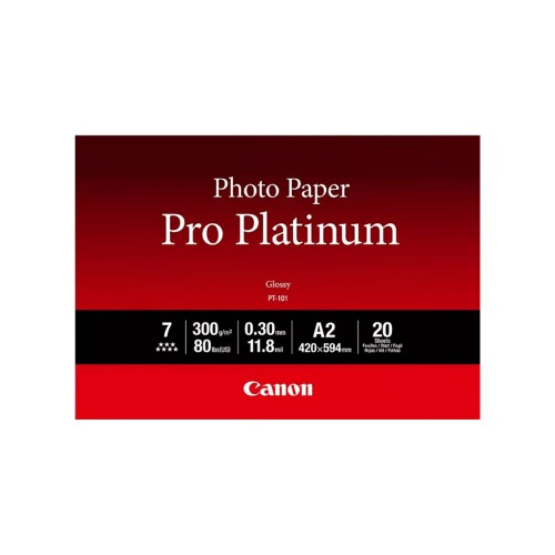 [CANON] Pro Platinum 광택지 PT-101, A2, 20매